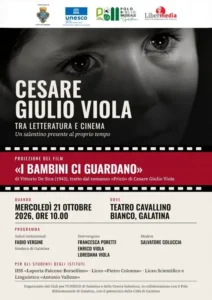 Incontro dedicato a Cesare Giulio Viola, romanziere, commediografo e sceneggiatore tra i protagonisti della cultura italiana del Novecento